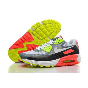 Nike Air Max Lunar 90 C3 0 Mens Shoes White Gray Orange Green Promo Code